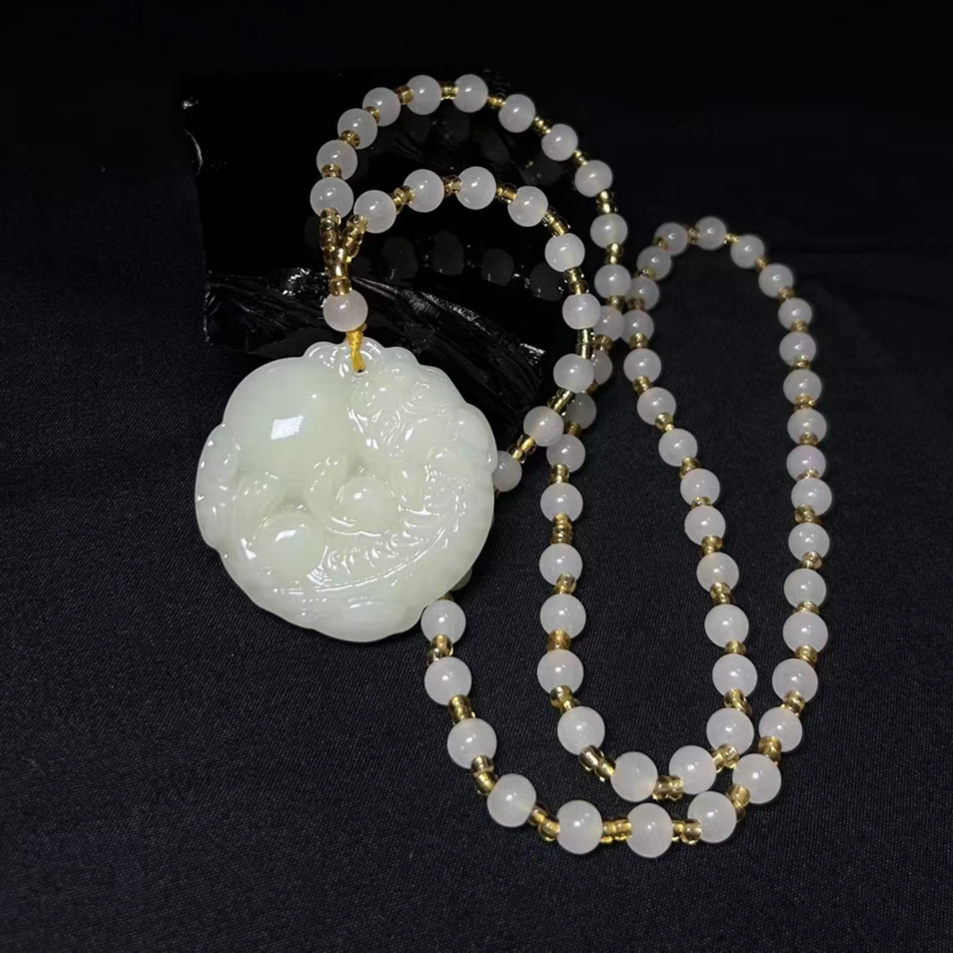 【现货现发】国风貔貅吊坠男女款毛衣链ZD0173