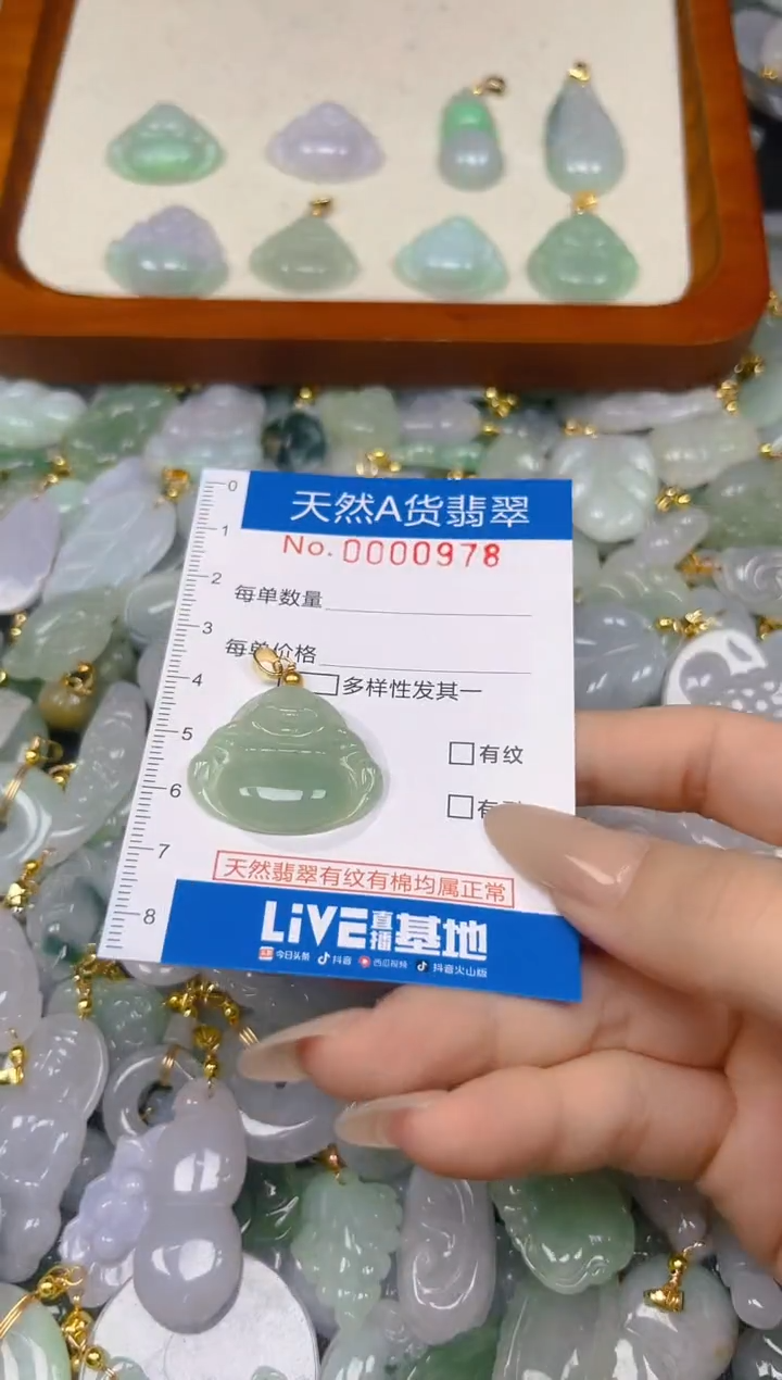 翡翠未镶嵌颈饰时尚百搭爆款链接天然翡翠A货