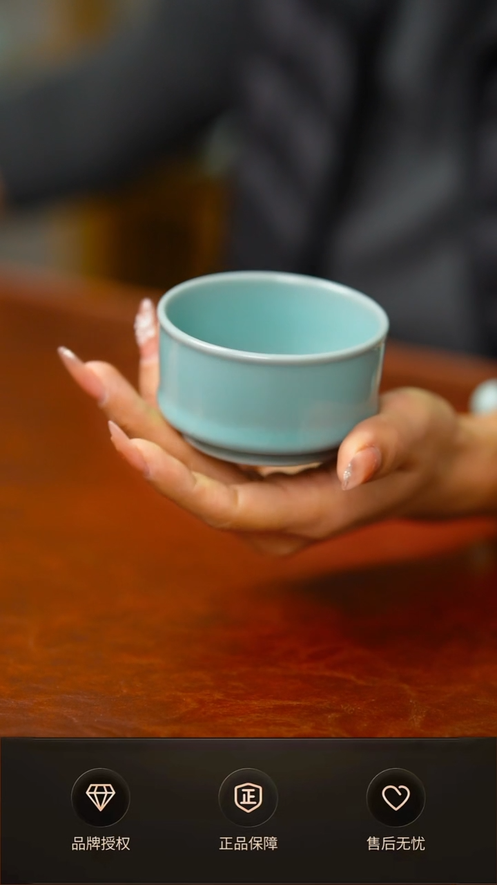 一级新品仿古支钉直口杯