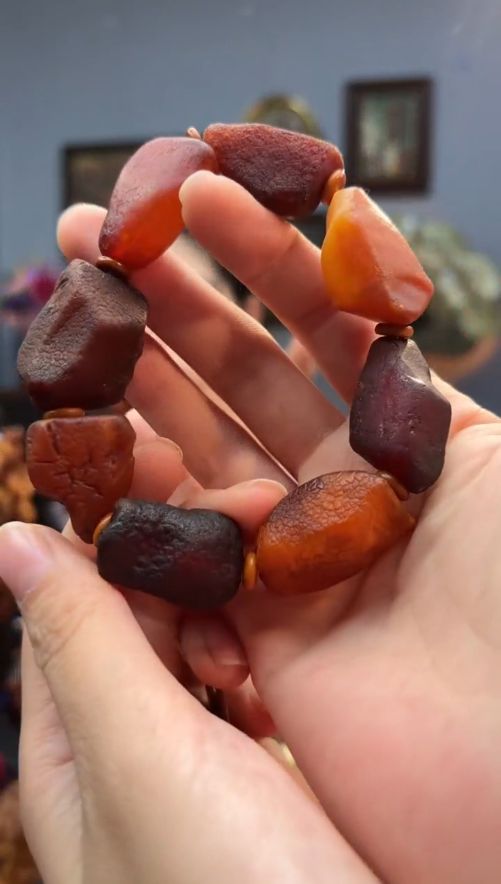 手串琥珀未镶嵌手串