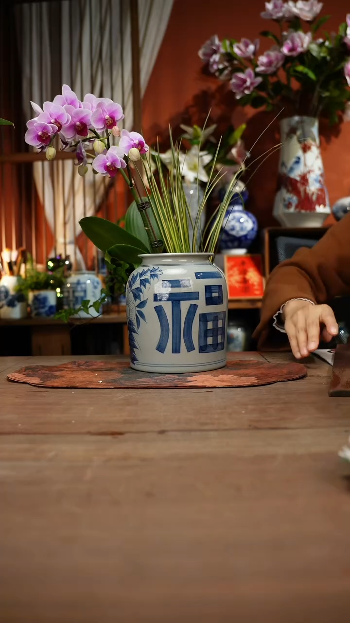 当代景德镇高温釉下彩手绘陶瓷餐具