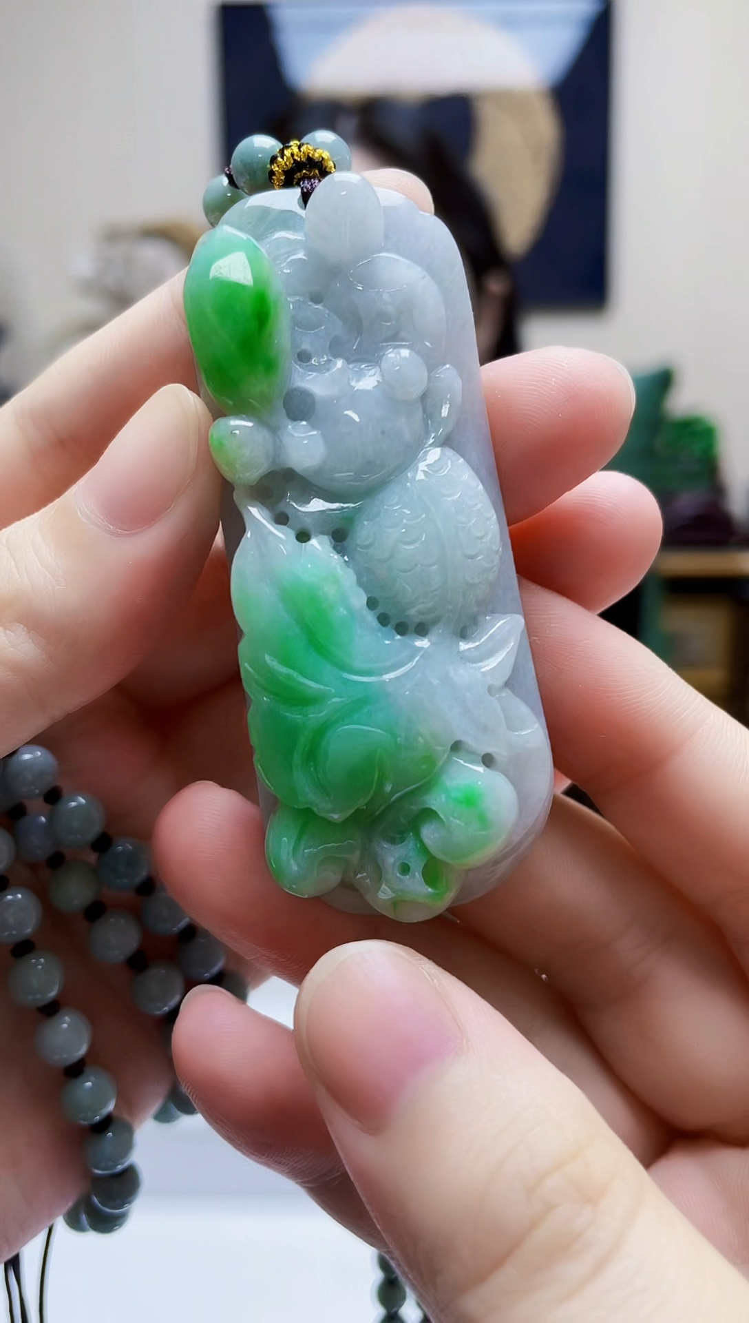 未镶嵌定制翡翠吊坠89