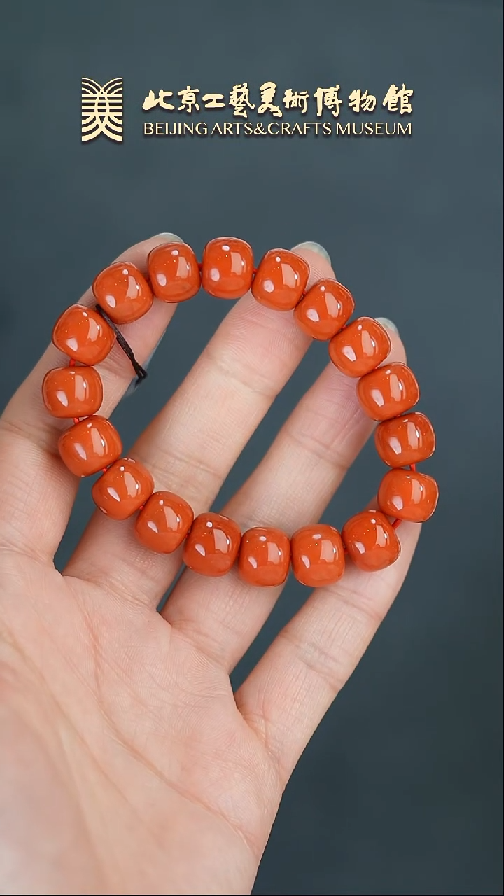 【闪购商品】南红玛瑙手串未镶嵌B0215GMD402瓦西老型手串