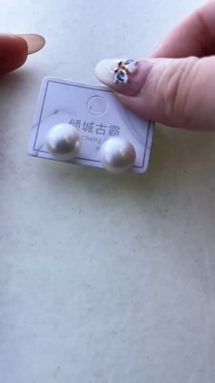 【闪购商品】淡水珍珠耳饰银S925镶嵌382