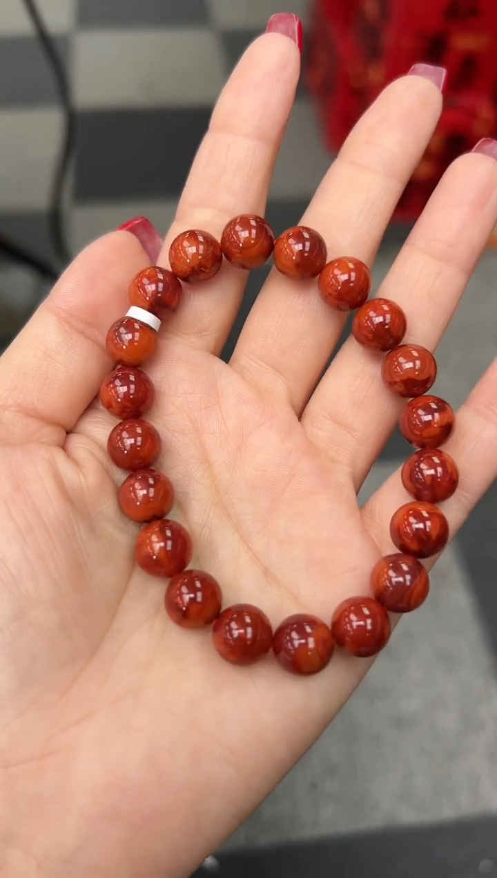 【闪购商品】南红玛瑙珠串未镶嵌多样发其一/10/HS9992045