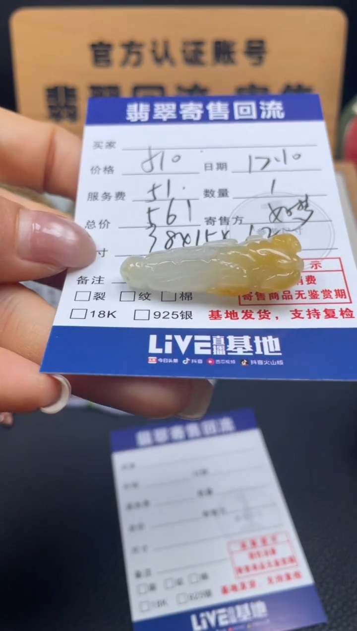 颈饰未镶嵌翡翠10151661