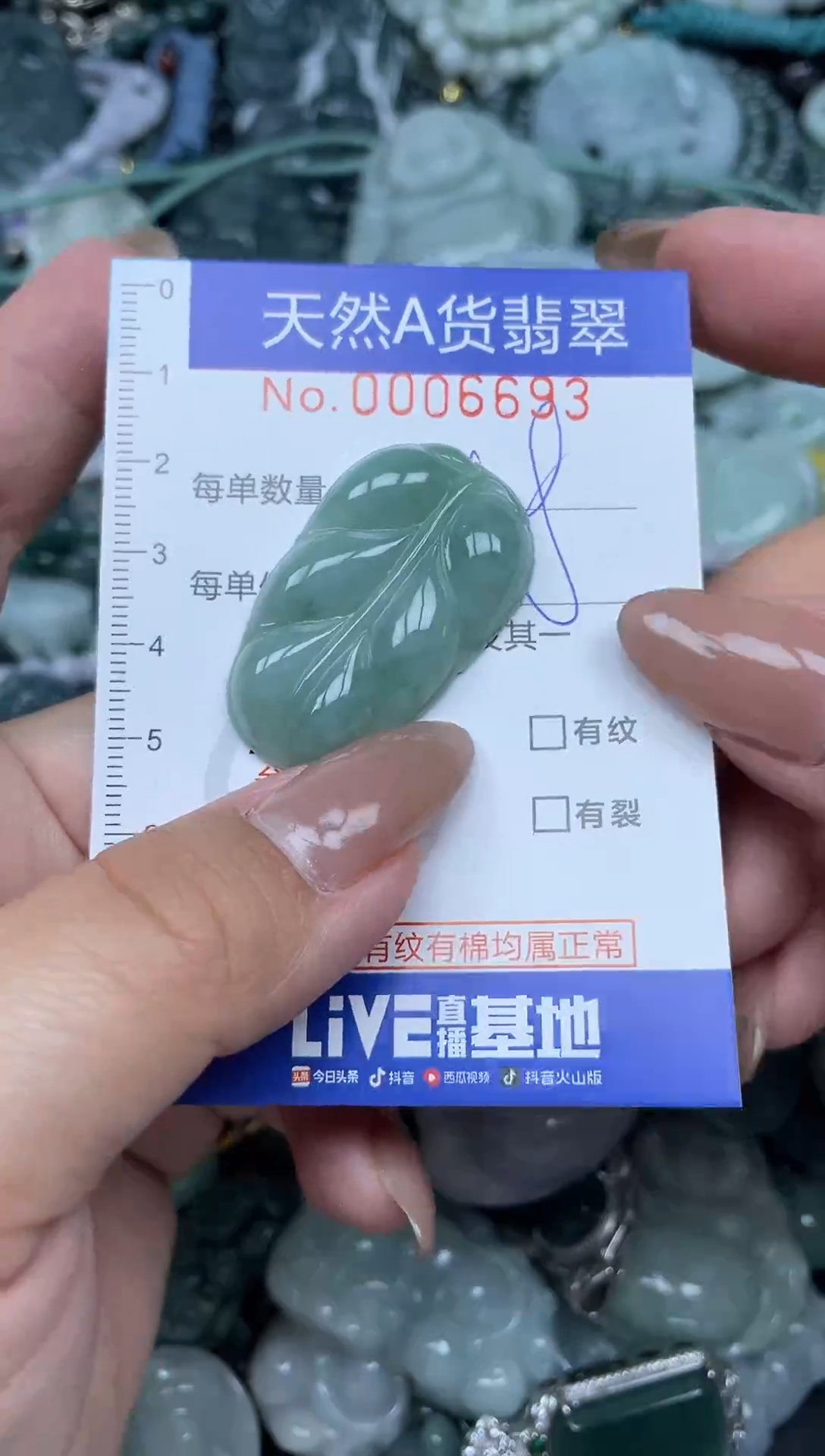 颈饰未镶嵌翡翠天然A货 支持复检