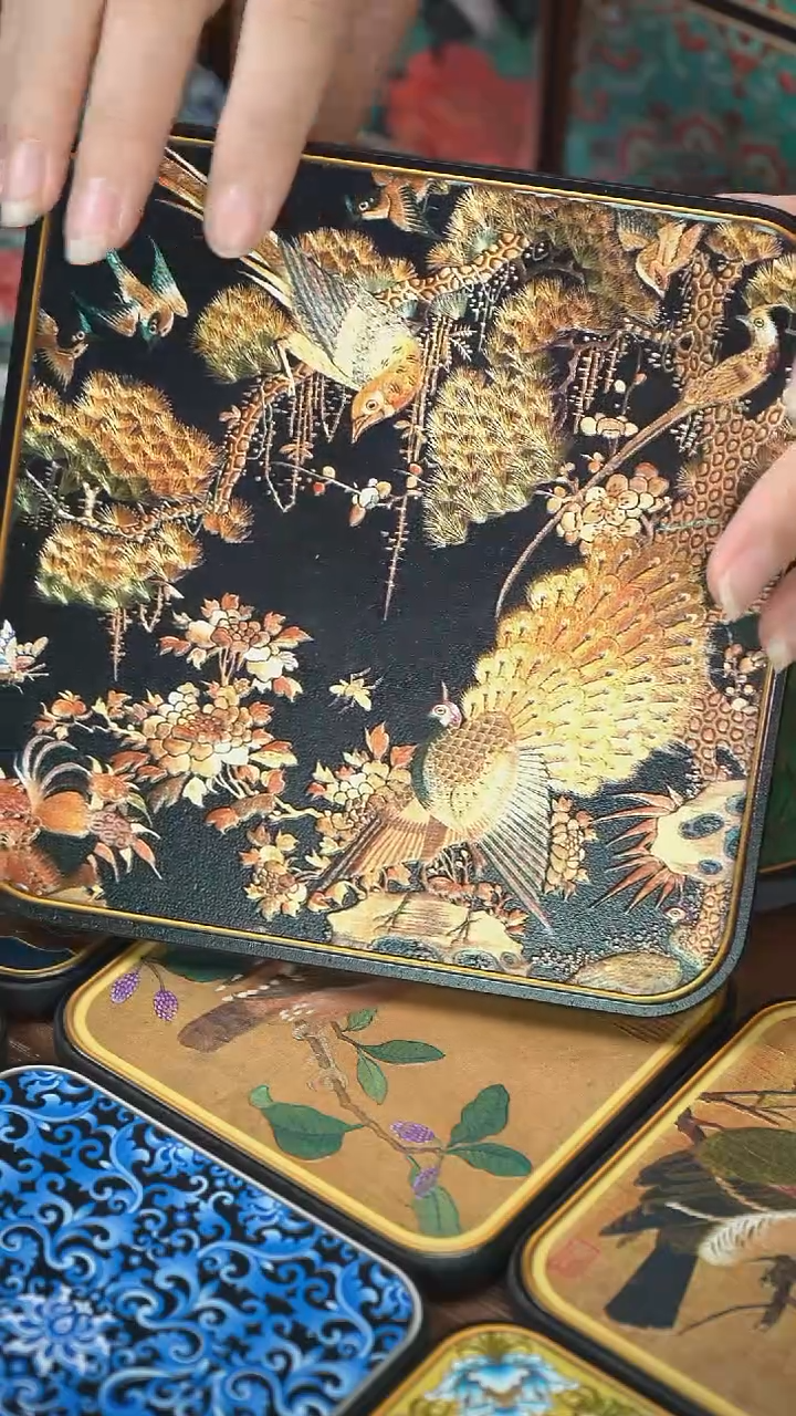 壹藏贰宝百鸟朝凤大垫子一片