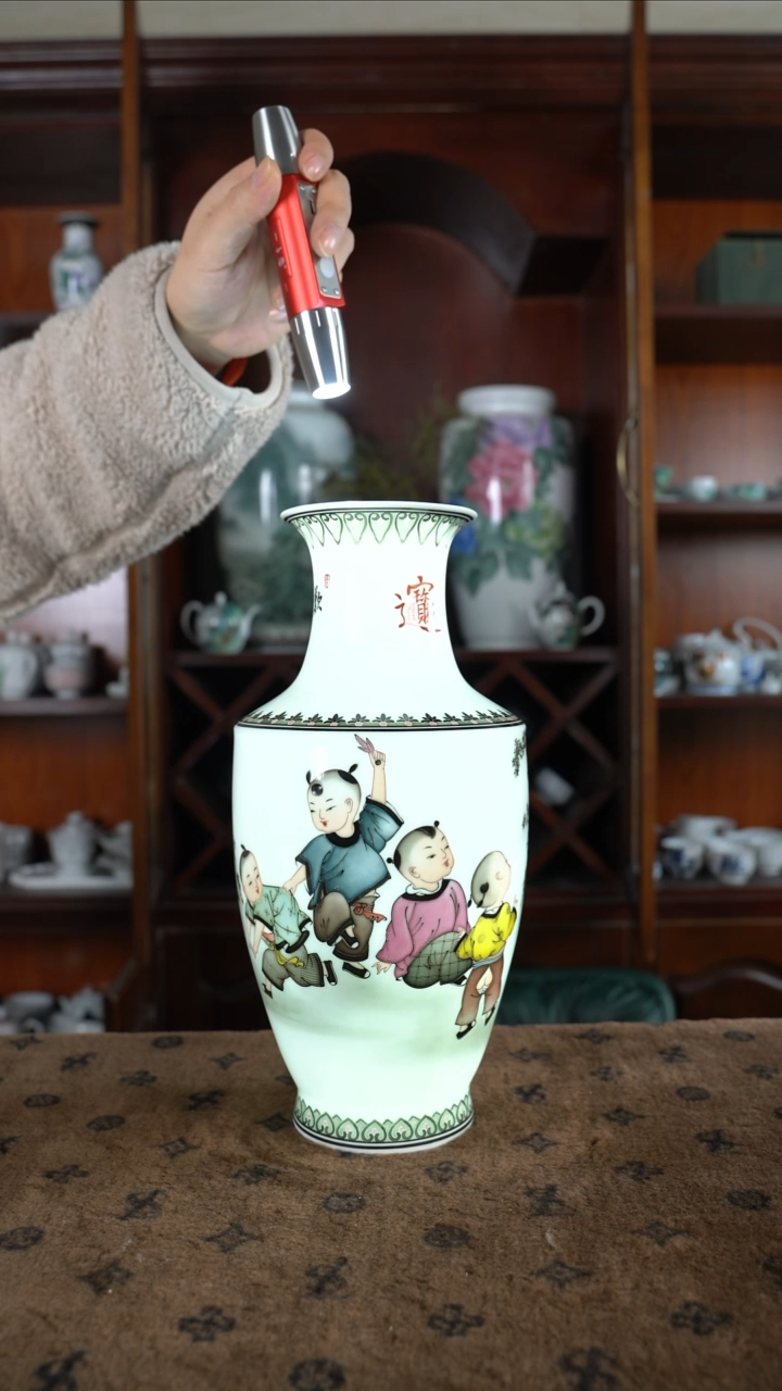 【闪购商品】其他欢天喜地招财进宝童子花瓶