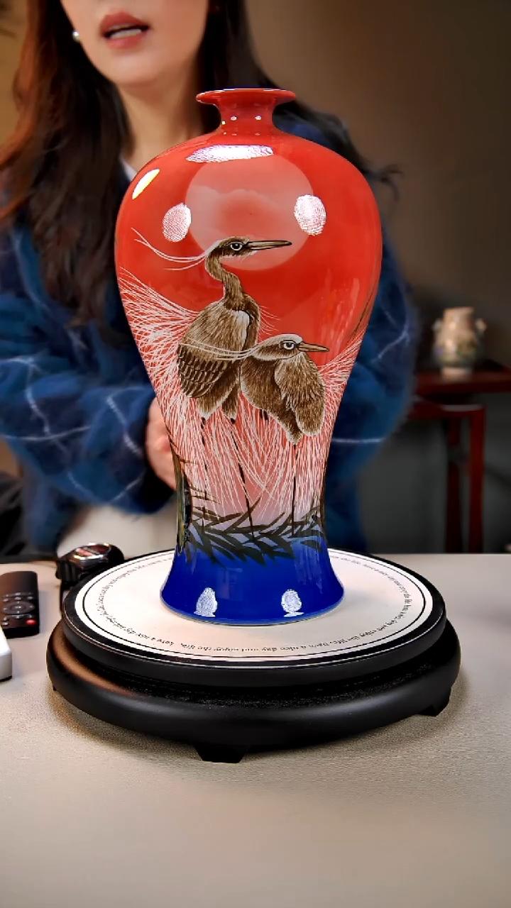 摆件陶景德镇手绘陶瓷40