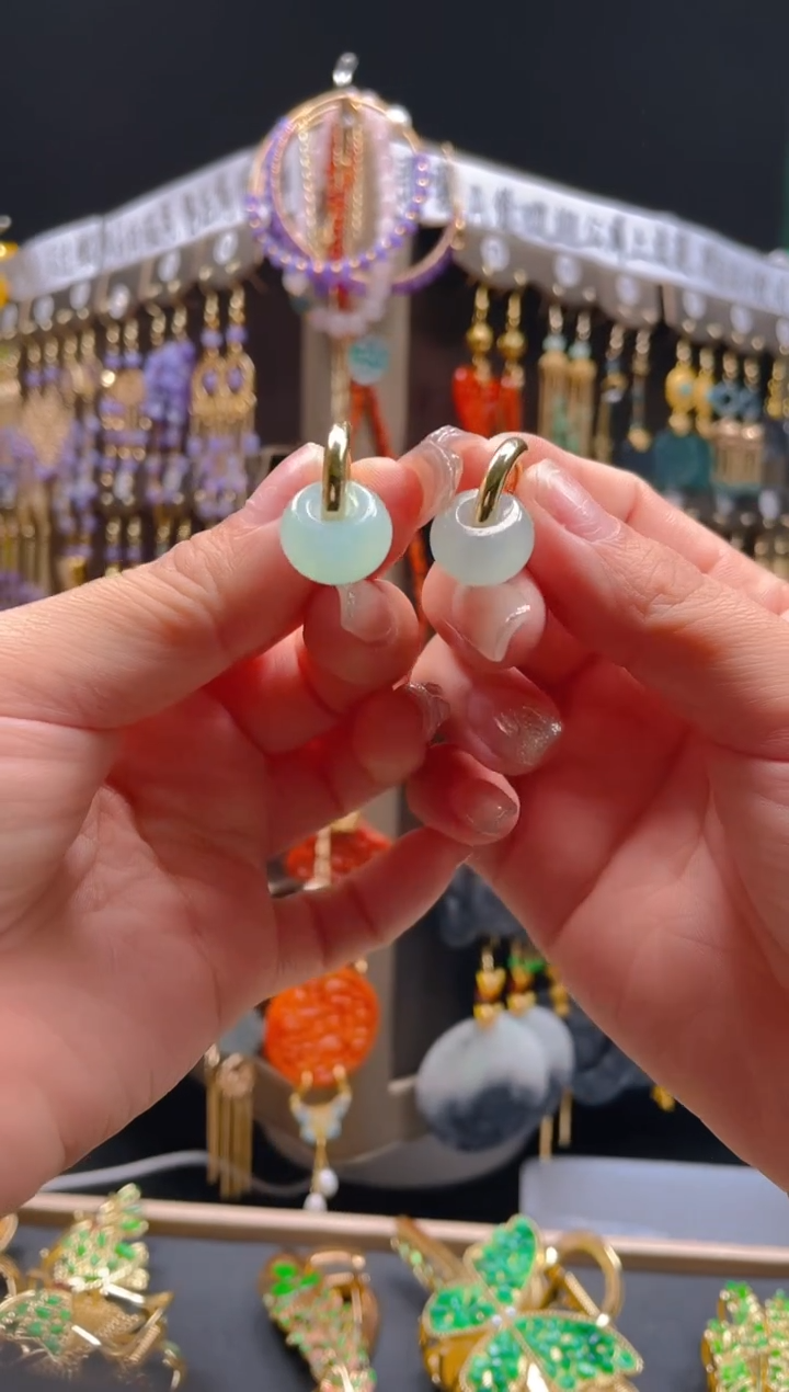 【闪购商品】玛瑙/玉髓耳饰合金07玛瑙饰品