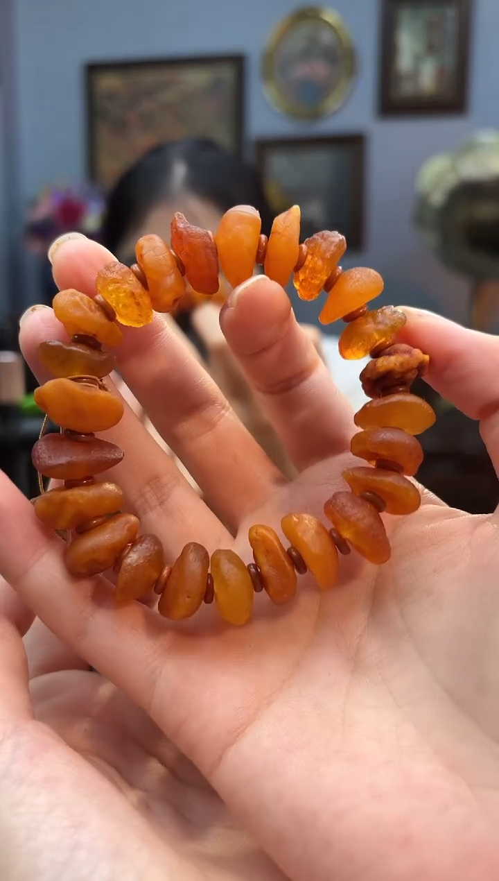 手串琥珀未镶嵌手串