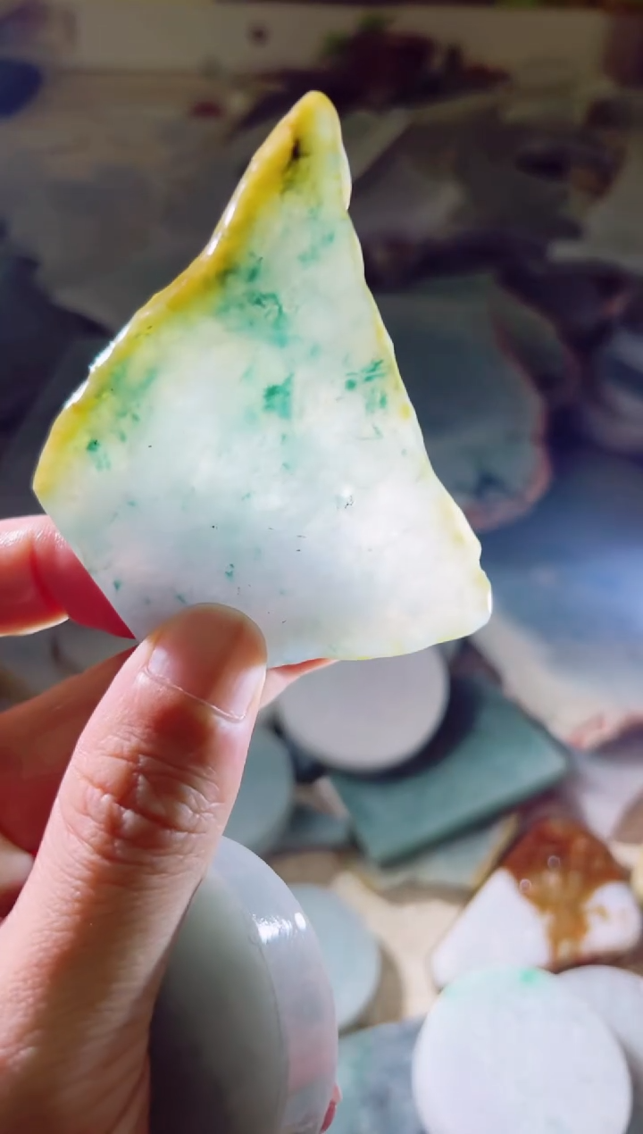 【闪购商品】翡翠颈饰未镶嵌翡翠A货小猫64