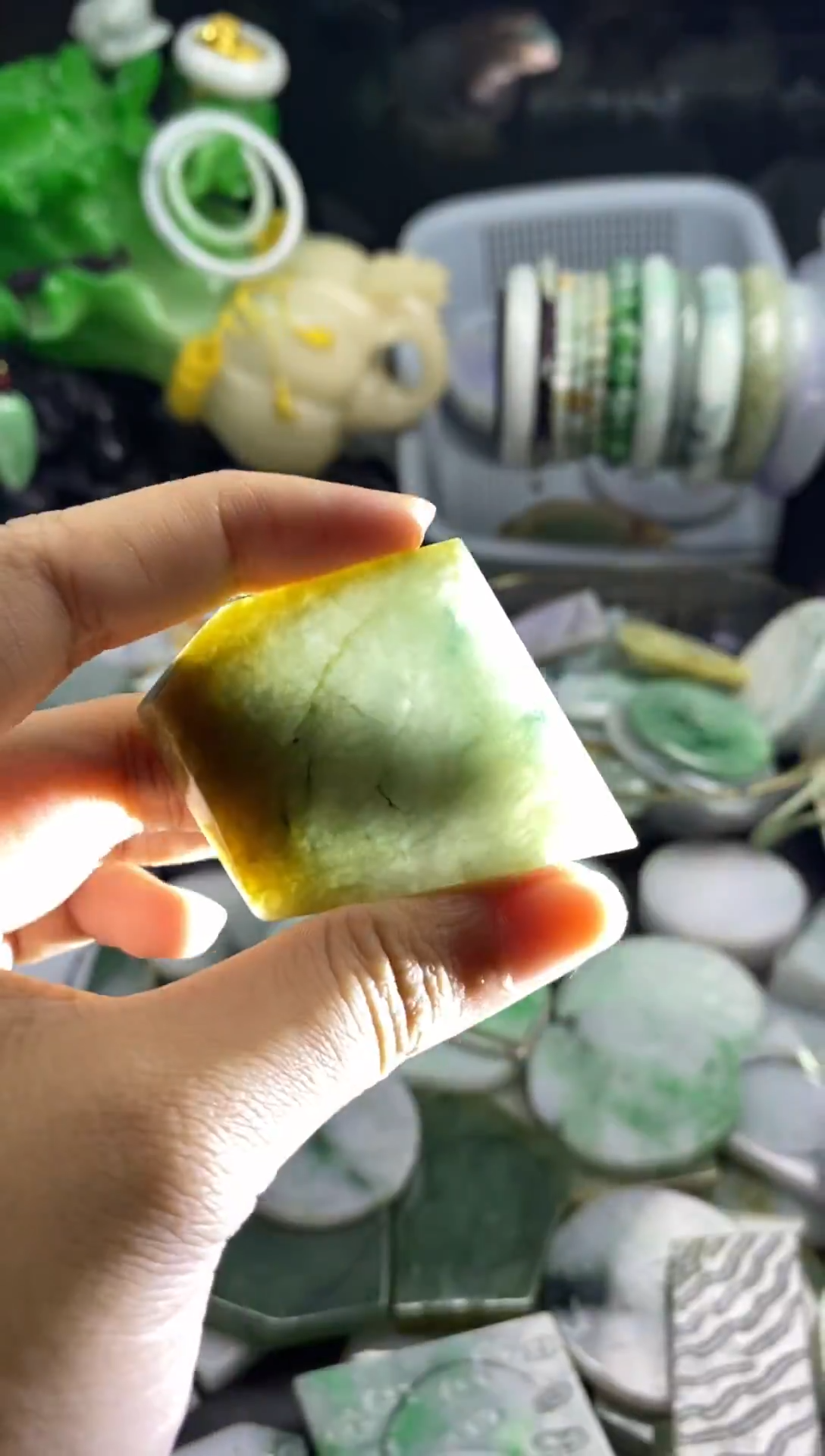 裸石翡翠翡翠A货10