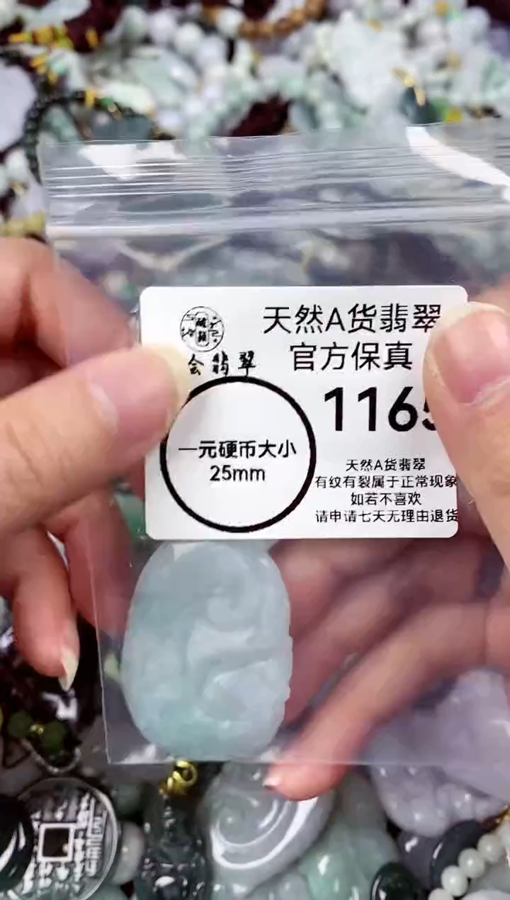 【闪购商品】翡翠颈饰未镶嵌天然A货翡翠1165