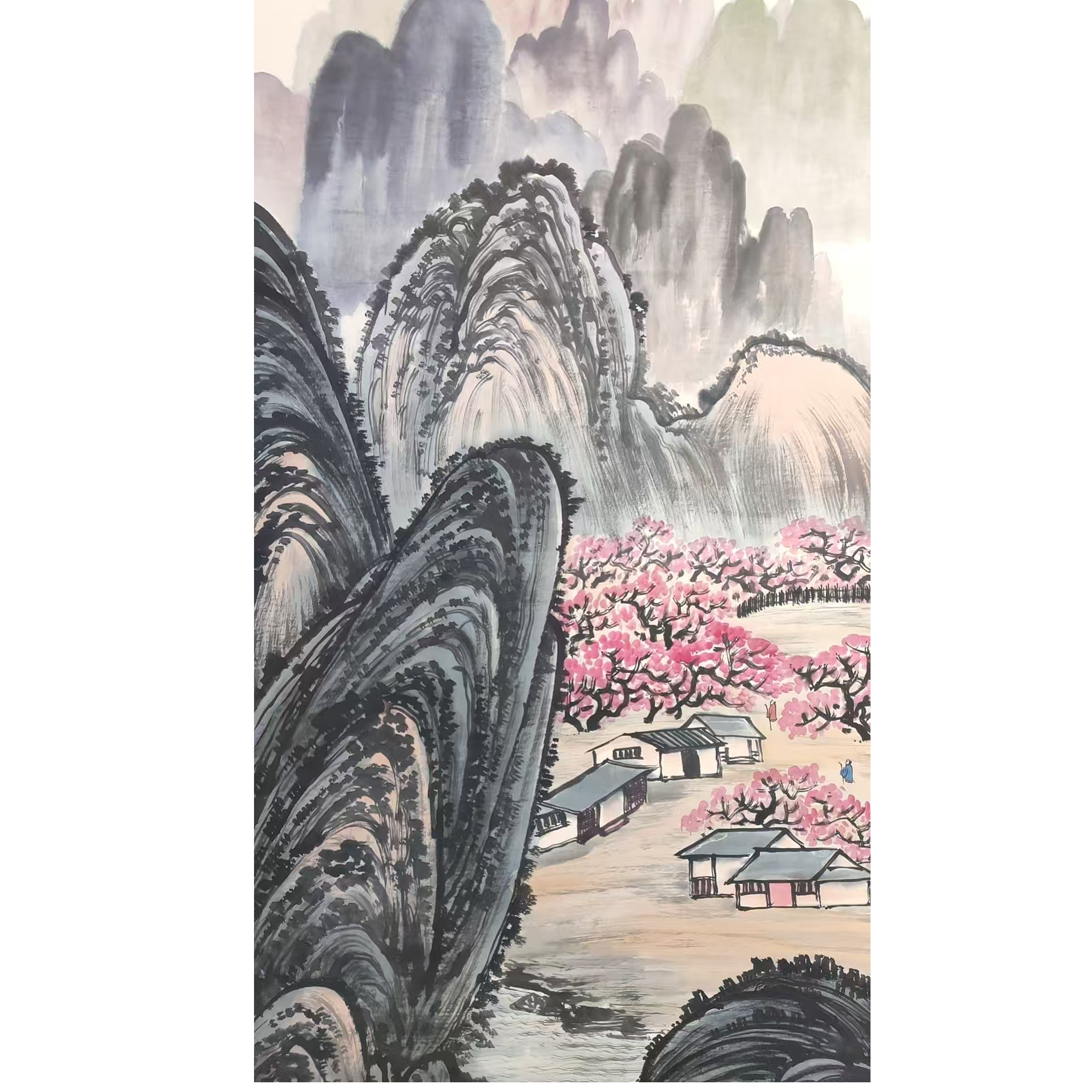 齐老款山水立轴138/67