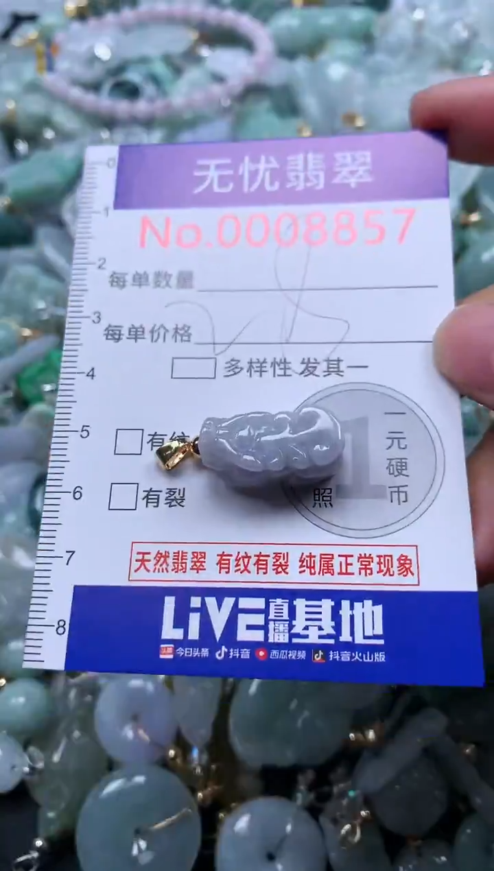 颈饰未镶嵌翡翠8857