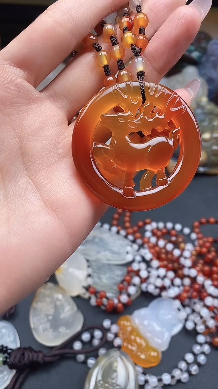 【闪购商品】玛瑙/玉髓颈饰未镶嵌dd