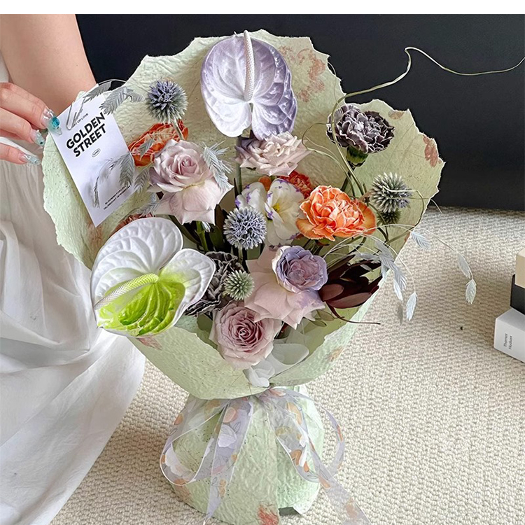 【微花宝】【可手撕·花瓣东巴纸】花瓣叶片手撕东巴纸手工纸花艺