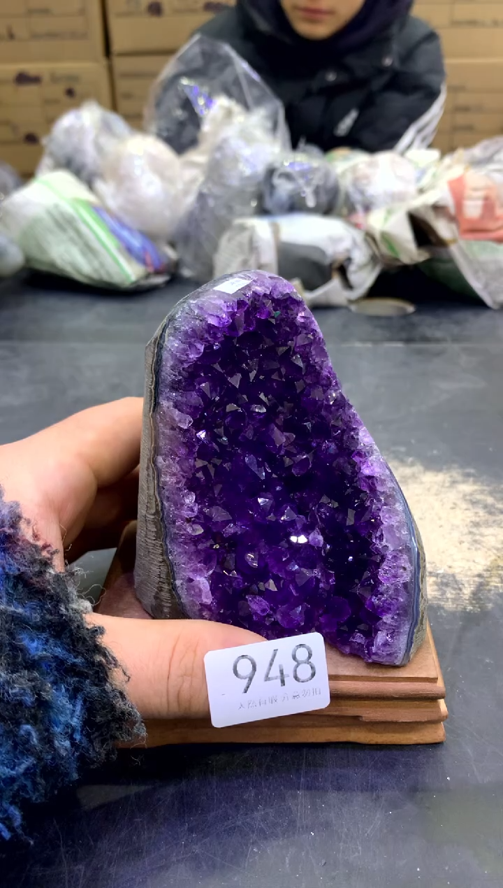 【闪购商品】水晶摆件未镶嵌天然高品质紫晶948