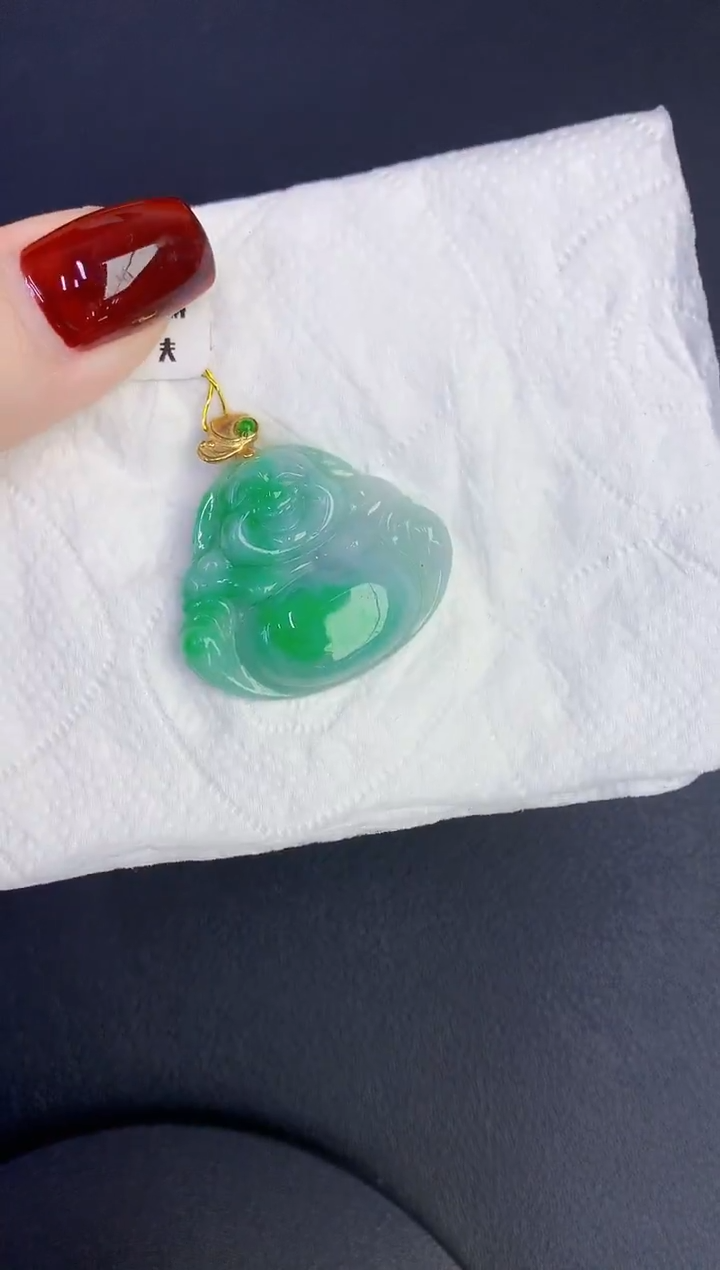 颈饰未镶嵌翡翠缅甸天然翡翠a货