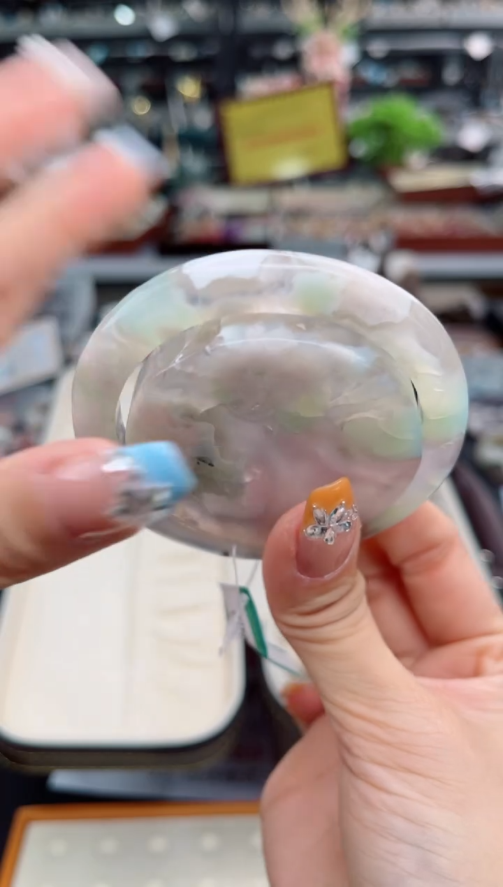 【闪购商品】石英质玉手镯未镶嵌55圈口（赠品镯心）6814543