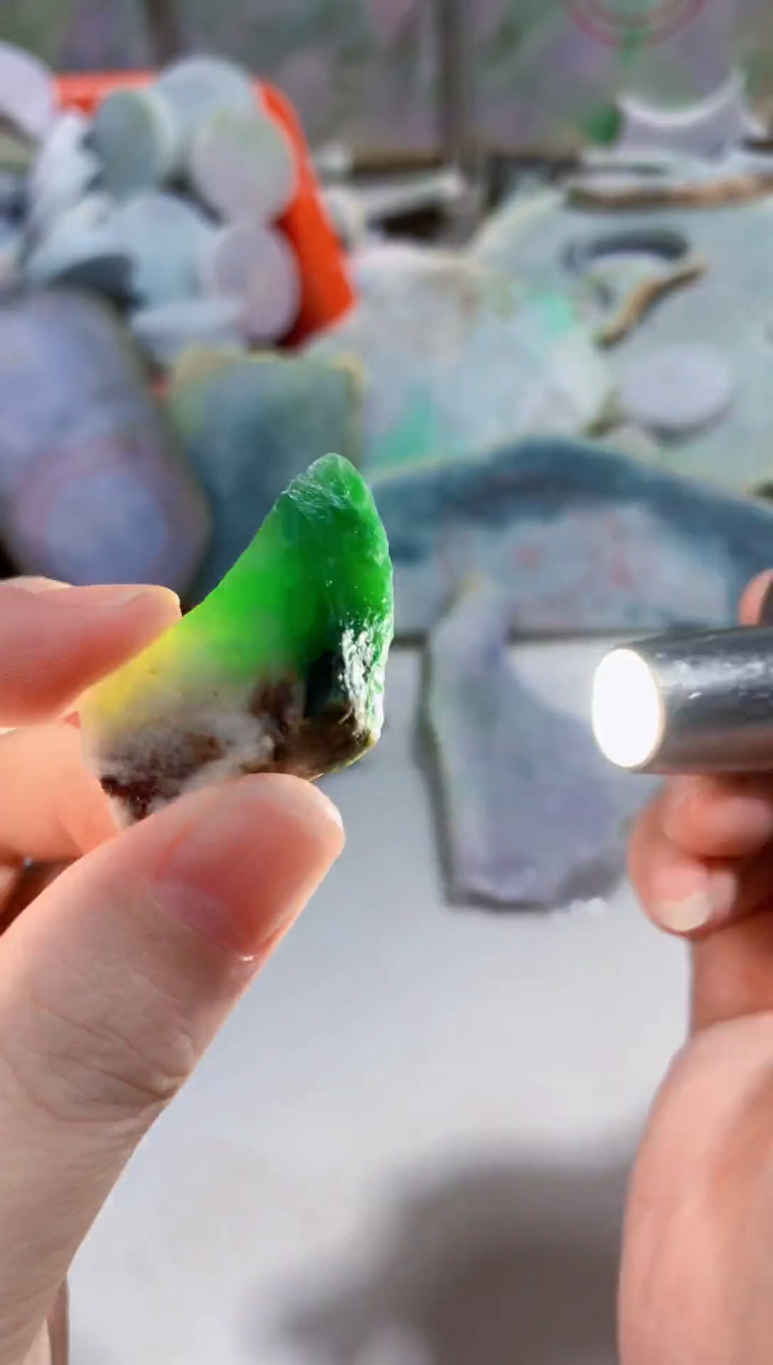 裸石翡翠手*0王0翡翠珠宝392