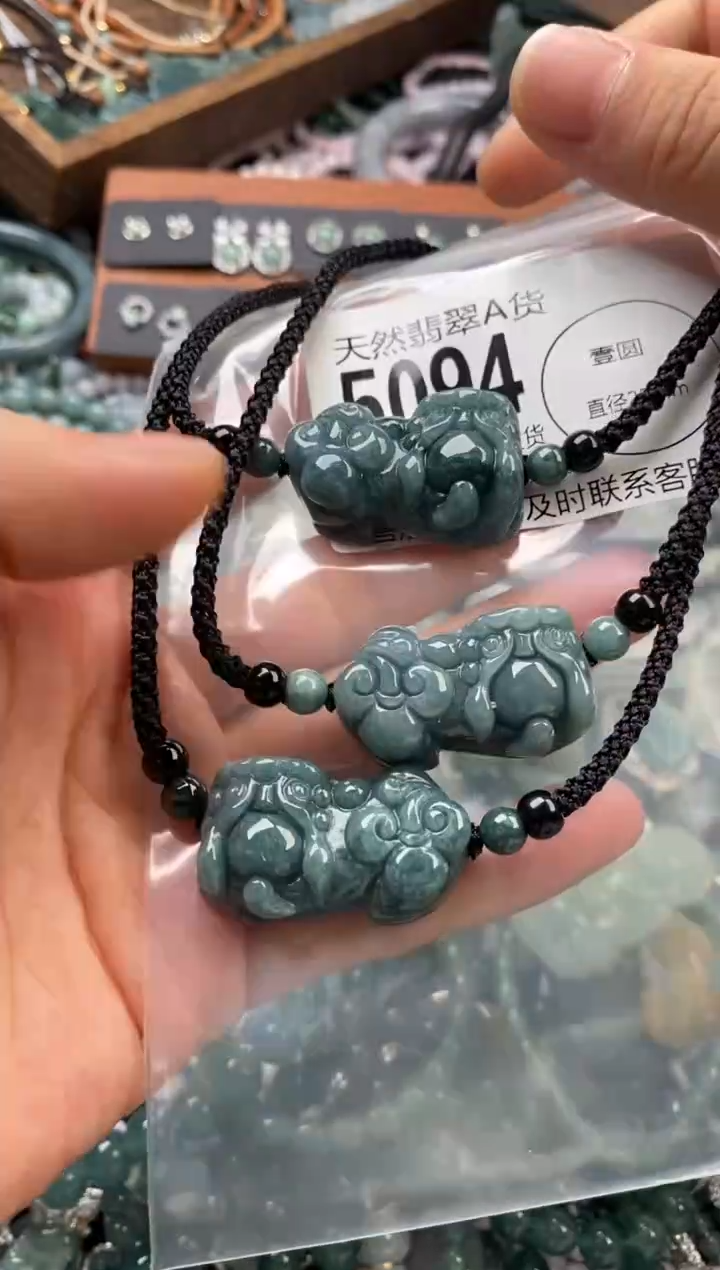颈饰未镶嵌翡翠多样性发其一5094