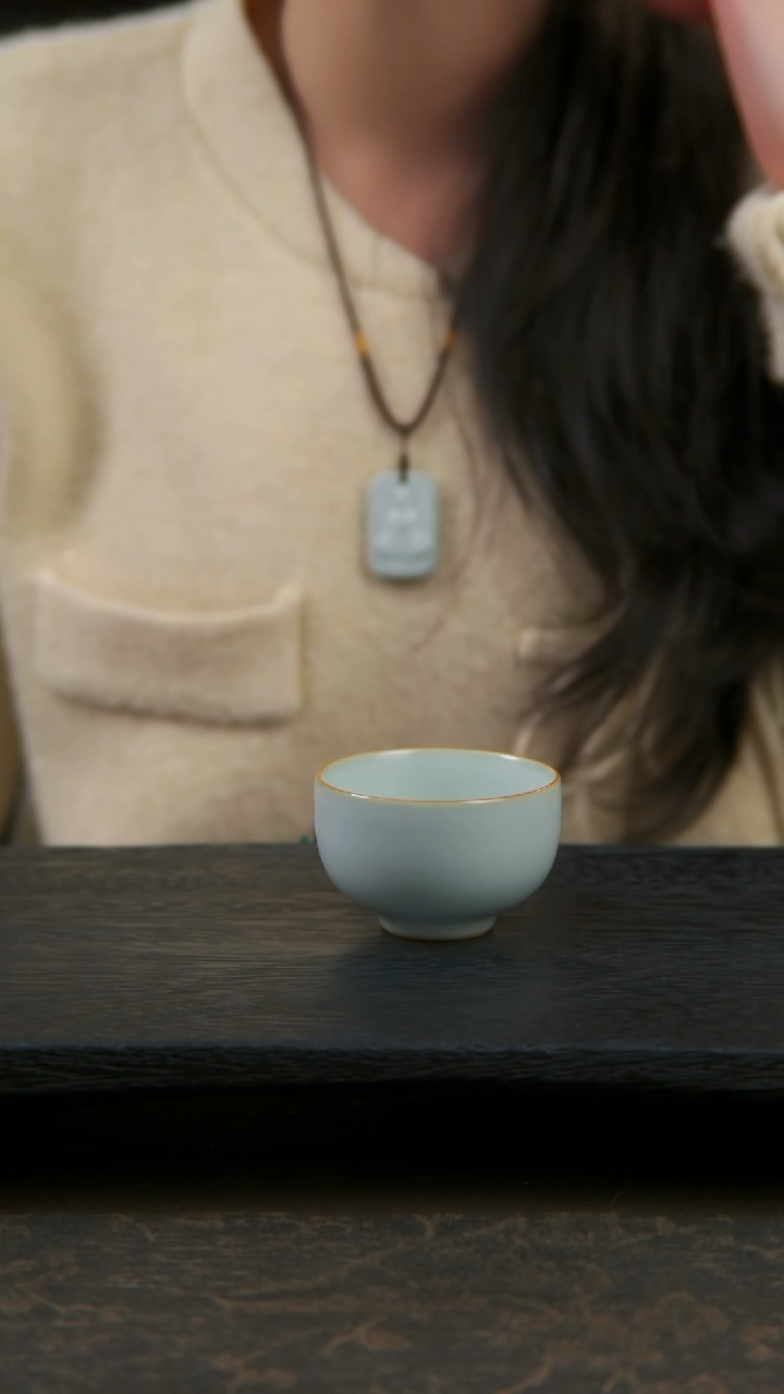 【闪购商品】杯温文杯（开片和不开片可选，默认开片）