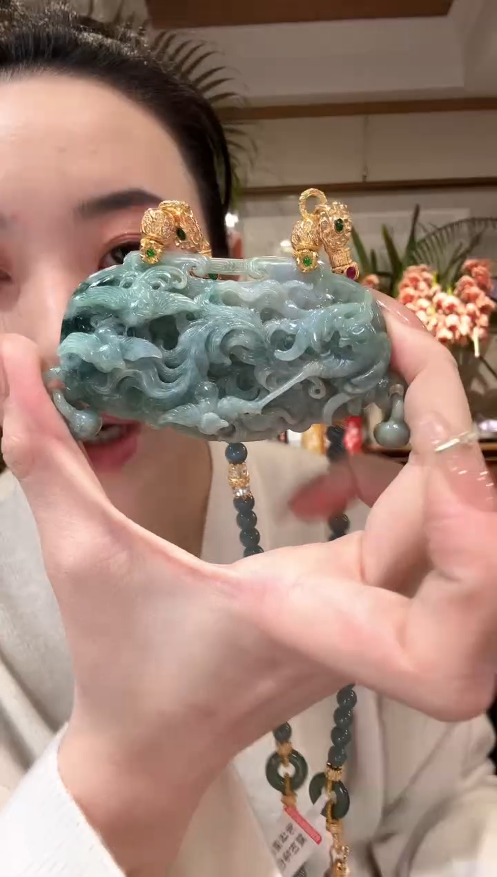 【闪购商品】翡翠颈饰未镶嵌国风