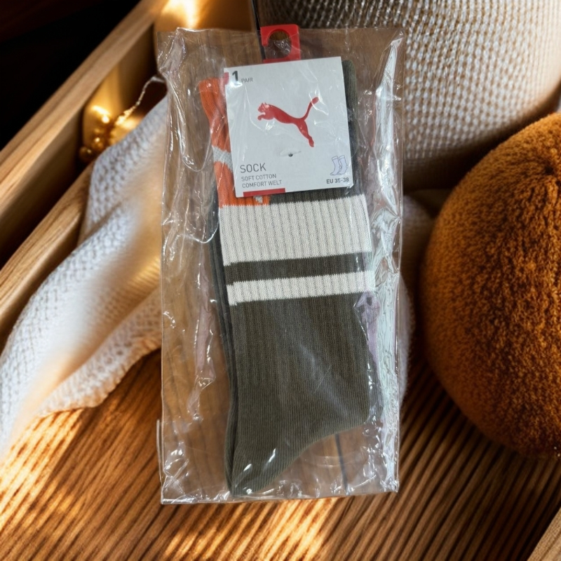 PUMA/彪马中性SOFT COTTON COMFORT WELT中袜93857403