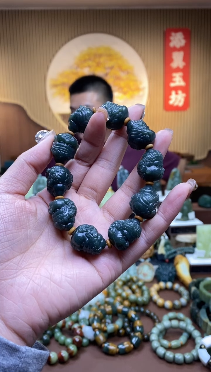 【闪购商品】和田玉手串未镶嵌多样性随机发一