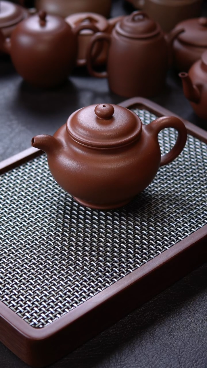 【闪购商品】紫砂茶壶270C 羊角山紫泥 掇只