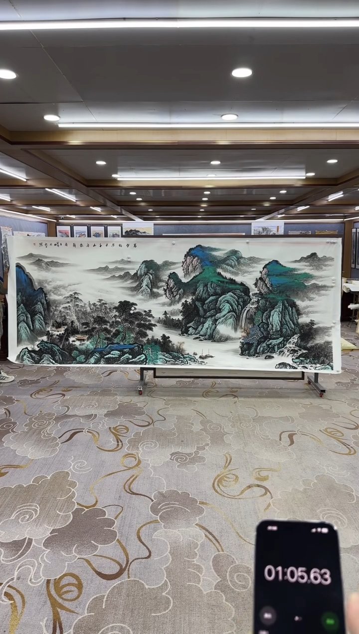 【闪购商品】绘画M 张伦玉-大丈二-山水国画