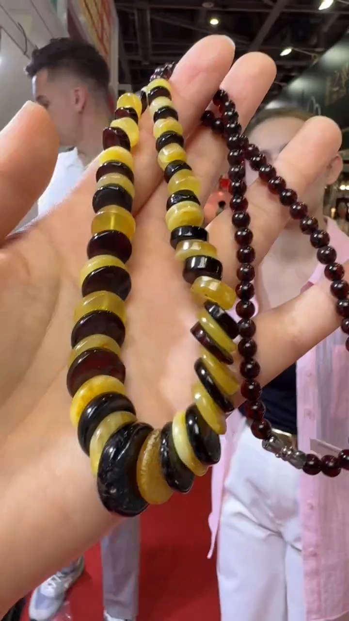 未镶嵌颈饰琥珀杭州珠宝展假一罚十