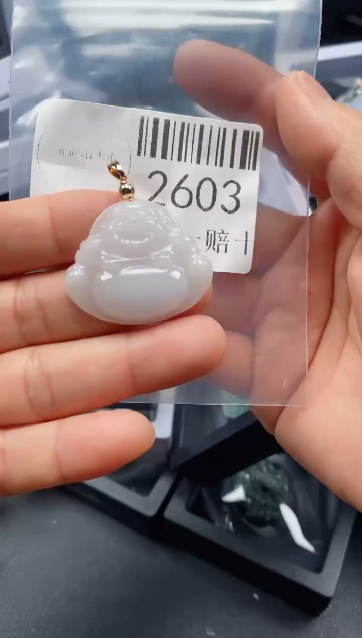 翡翠未镶嵌吊坠(不含链)2603