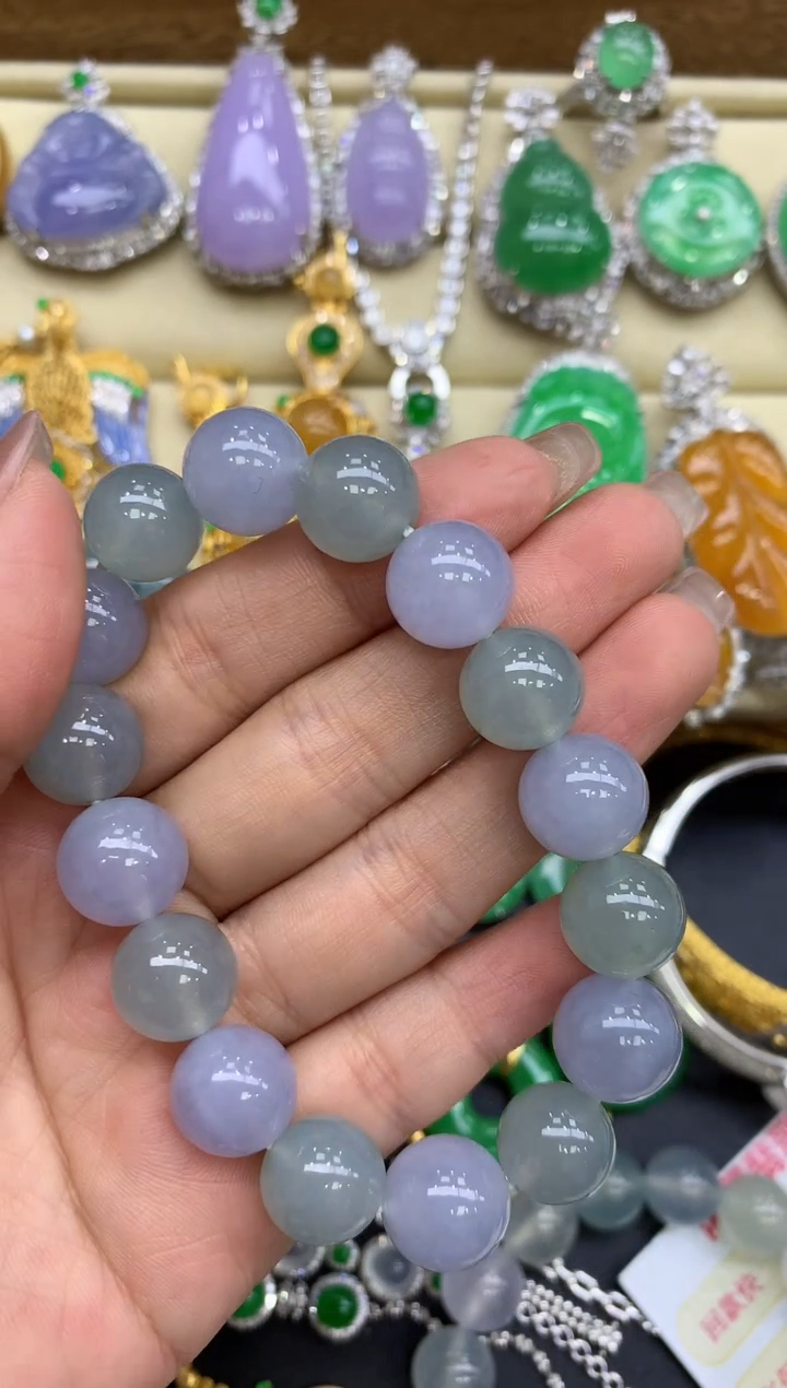 未镶嵌手串翡翠426-中国好珍宝