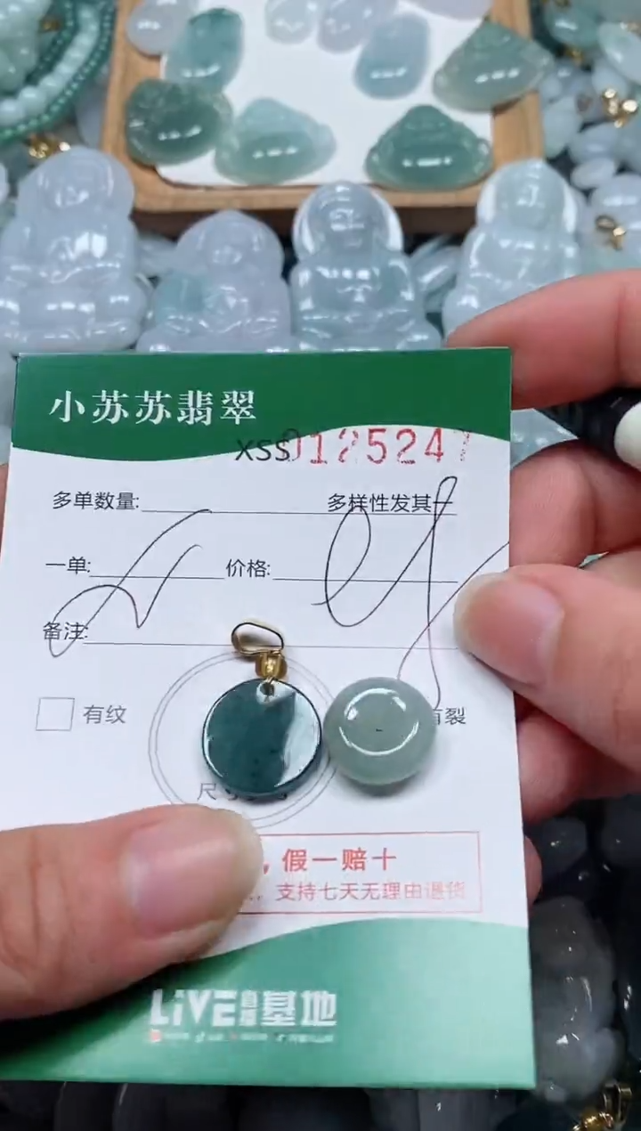 【闪购商品】翡翠颈饰未镶嵌闪购商品0125247