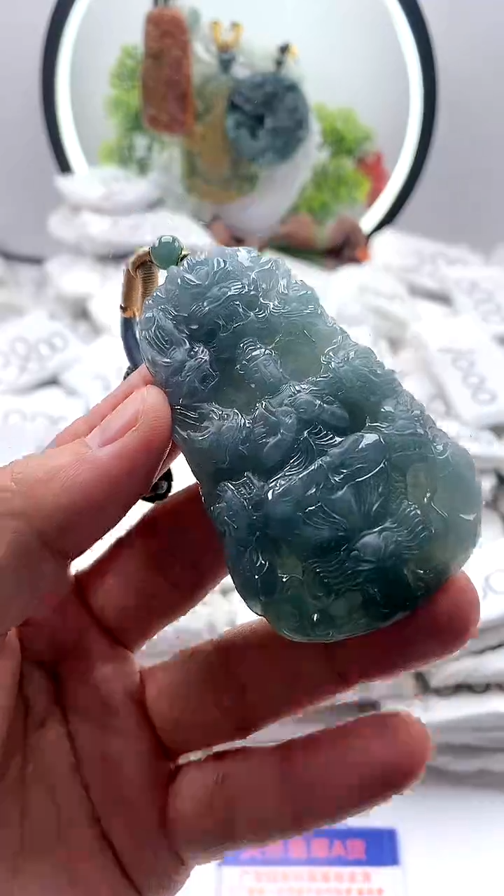 【闪购商品】翡翠颈饰未镶嵌大势至