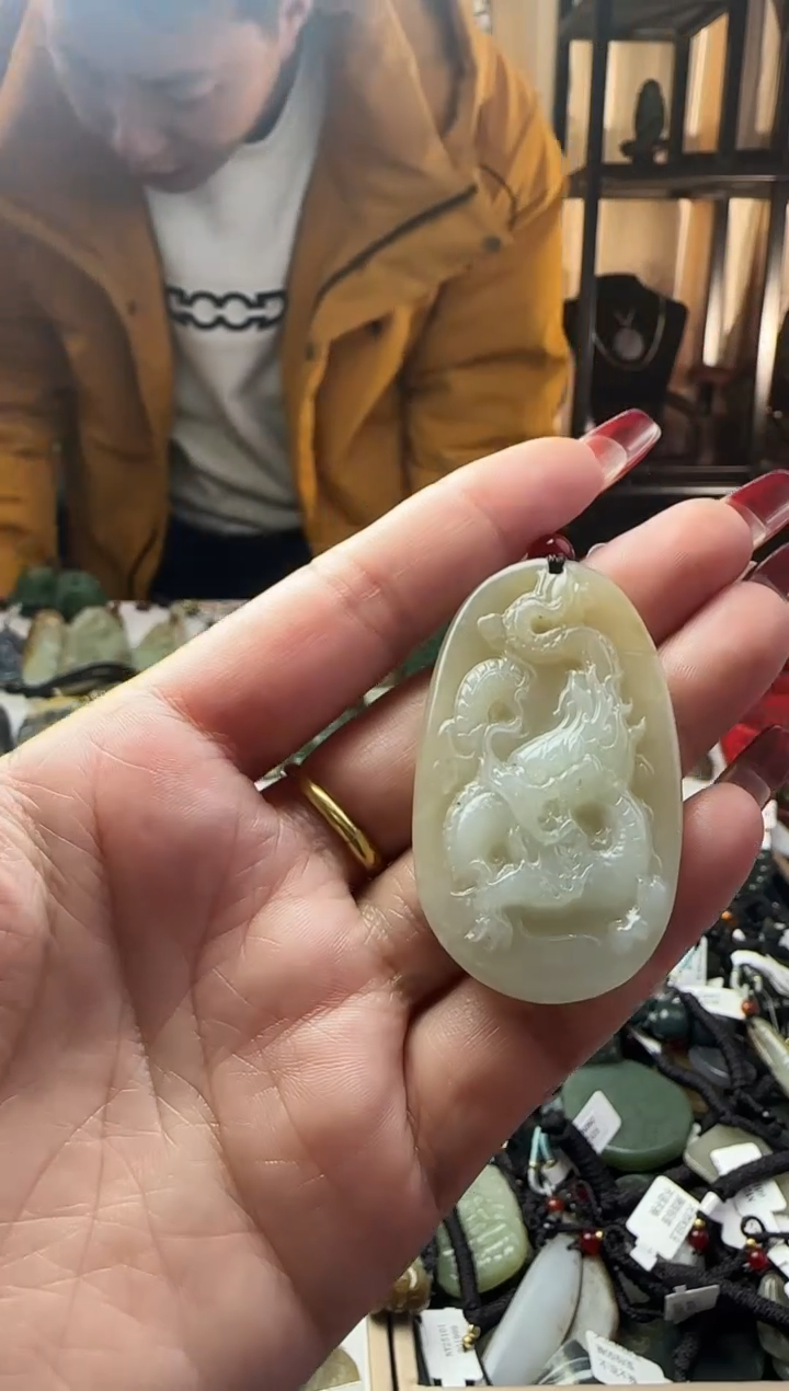 颈饰未镶嵌和田玉3488364834