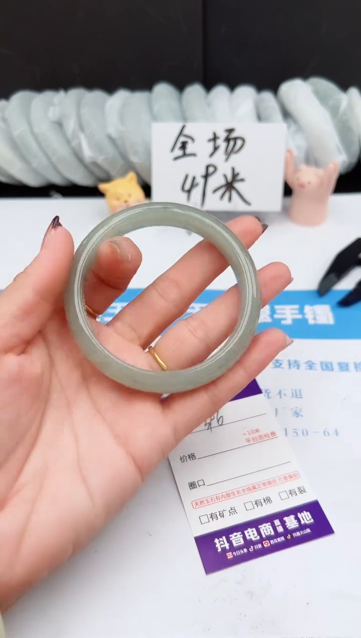 【闪购商品】石英质玉手镯未镶嵌396-DC59