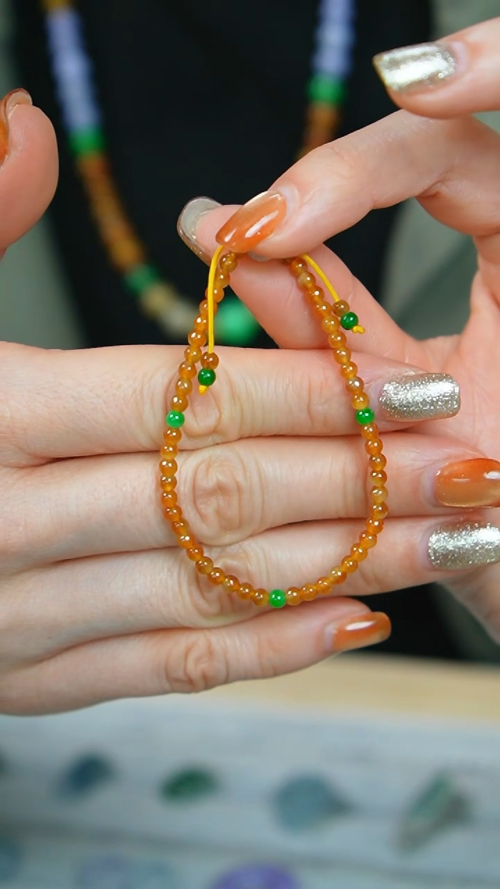 【闪购商品】翡翠手串未镶嵌40号-串串/姿/3