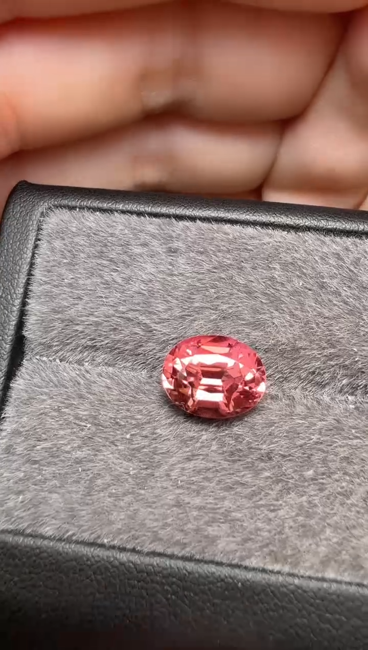 裸石未镶嵌碧玺落日色4.3ct-A086-1p