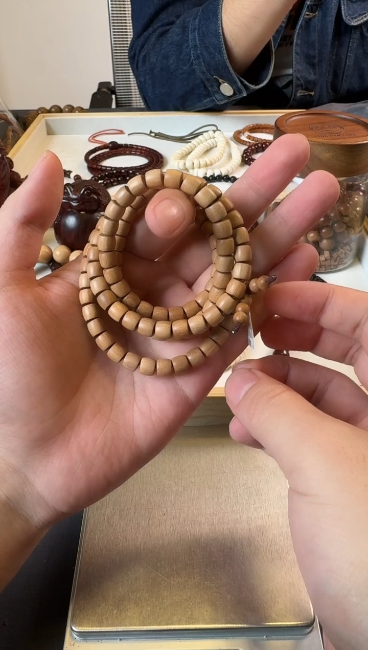 檀香木手串/手链老山檀香108x7mm