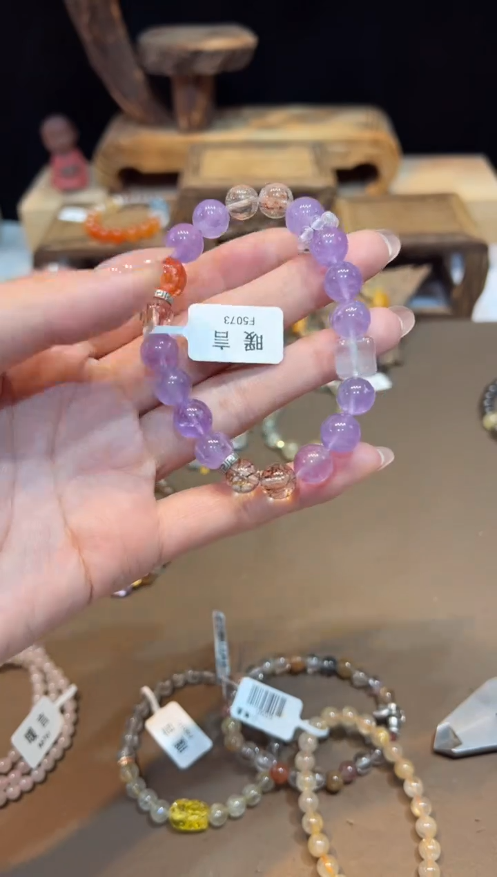 水晶手链未镶嵌手饰@@F5073