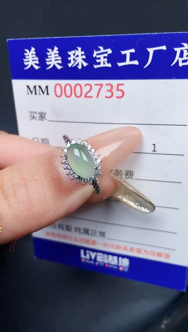 【闪购商品】翡翠颈饰银S925镶嵌2735