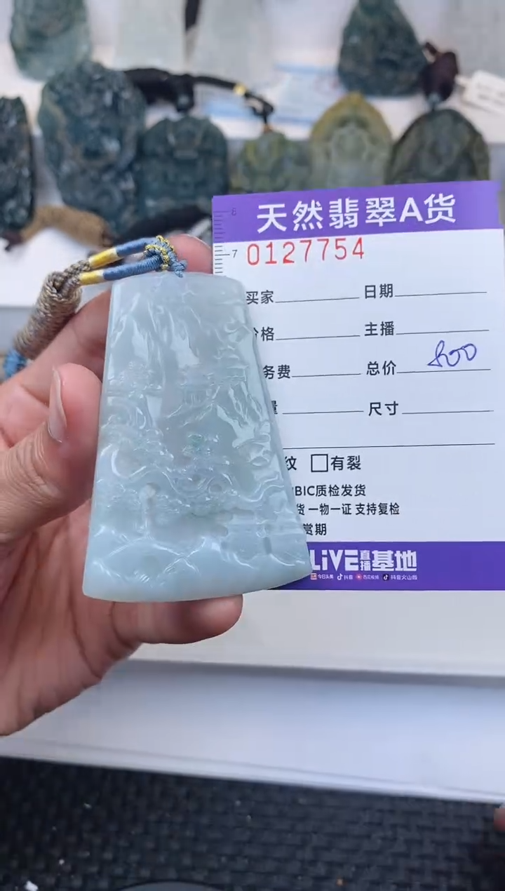 【闪购商品】翡翠颈饰未镶嵌       754