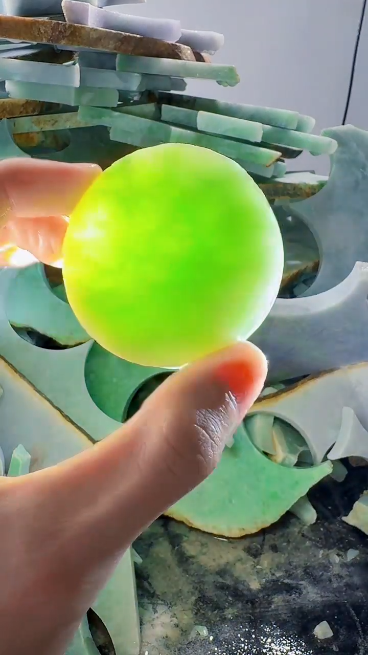 裸石翡翠缅甸翡翠A货文553