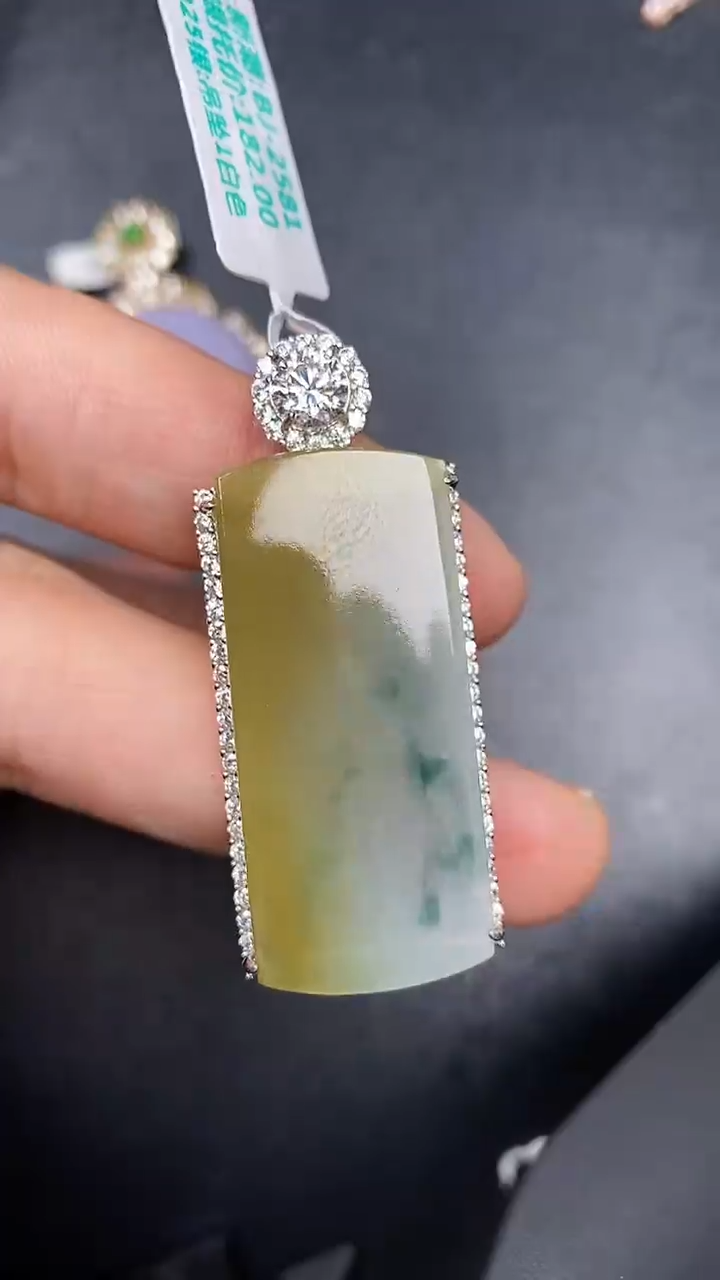 银S925镶嵌戒指翡翠2810