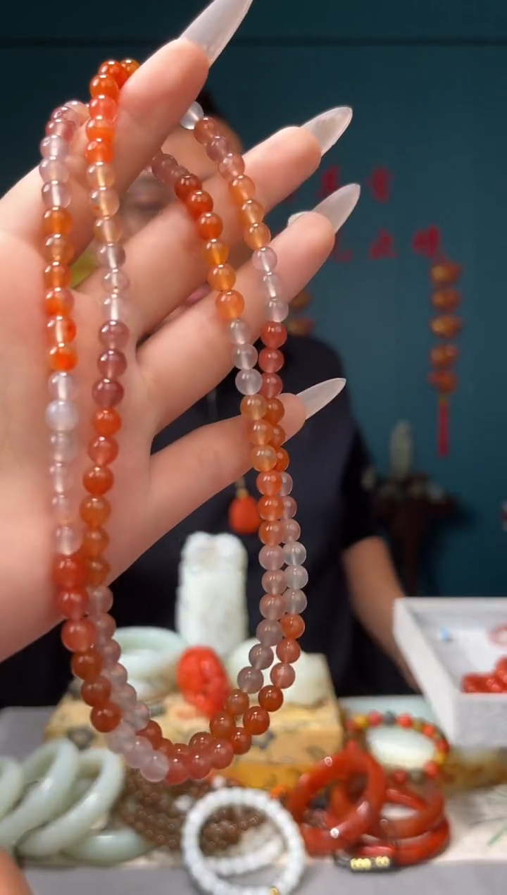 【闪购商品】玛瑙/玉髓颈饰未镶嵌项链